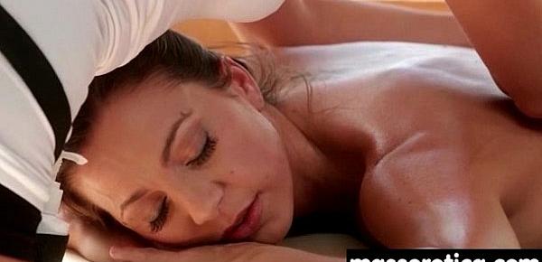  Massage therapist giving her patient some unknowing love 15